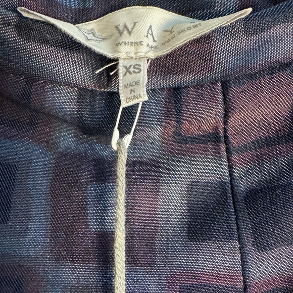 Wayf Multicolor Geometric A-Line Skirt - Picture 5 of 5